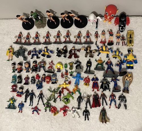 Big Lot Of Super Heros PVC Figures Marvel DC
