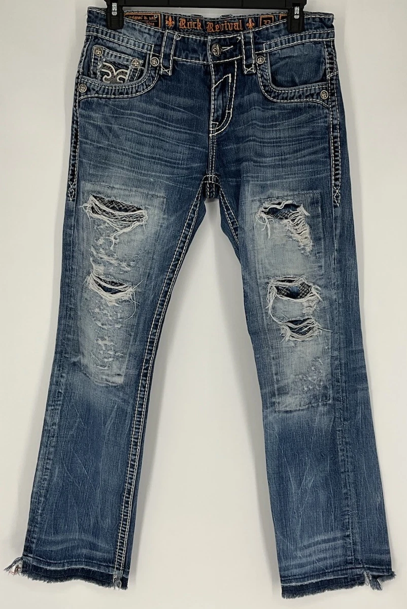 Rock Revival Cotton Regular 33 Size Jeans for Men for sale | eBay