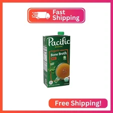 Pacific Foods Organic Beef Bone Broth, 32 oz Carton