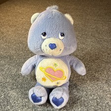 VTG Care Bears 8  Day Dream Heart Bear Blue Plush 2004