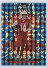 2024 Panini Mosaic Reactive Blue Mosaic Prizm Michael Wilson #3 11gl