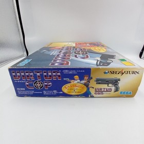 Virtua Gun Sega Saturn SS 1 Gun Controller & Virtua Cop Japane Game Boxed Tested