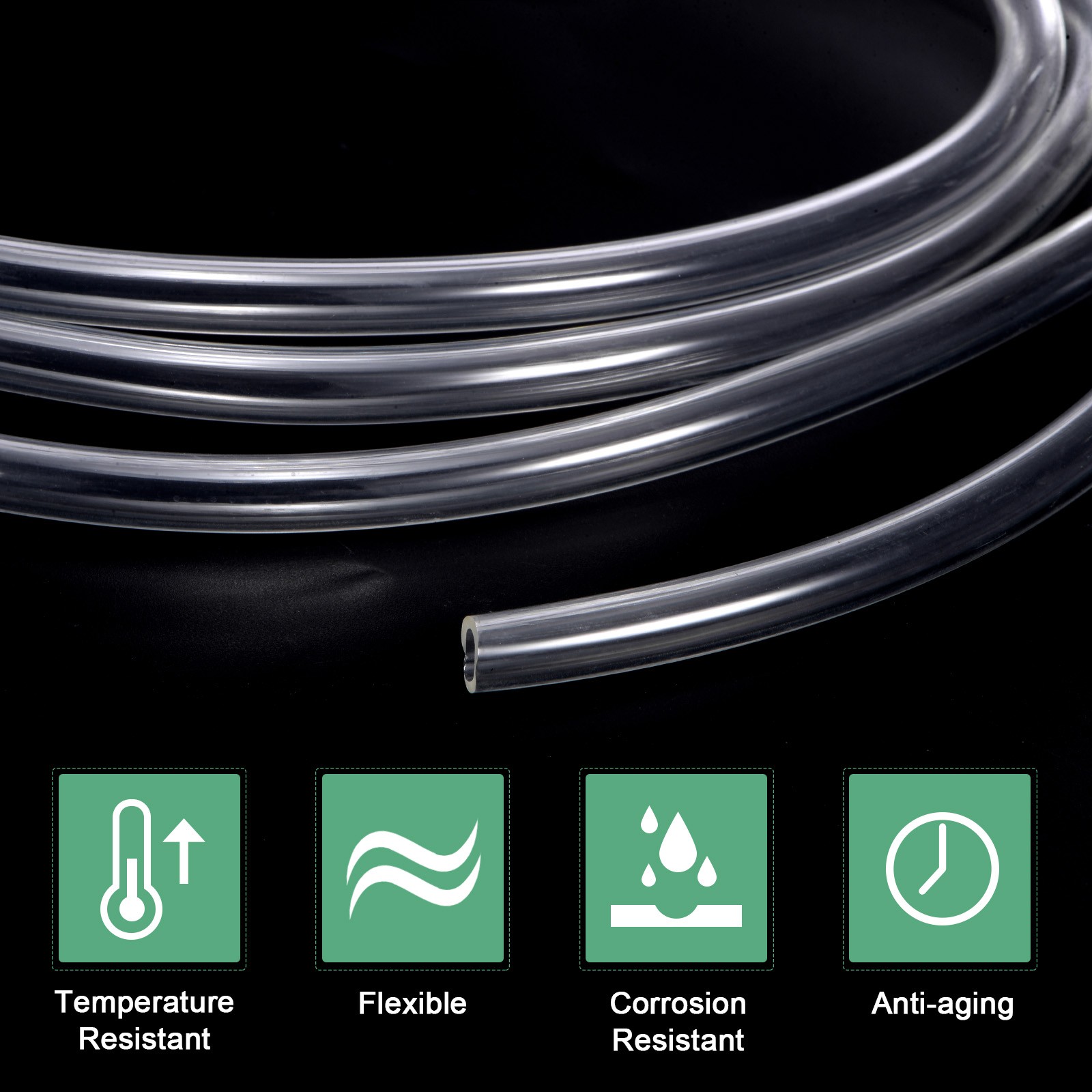 Tubing Carburetor Fuel Vent Line 6mmx8mmx4m Polyurethane Gas Oil Tube Clear