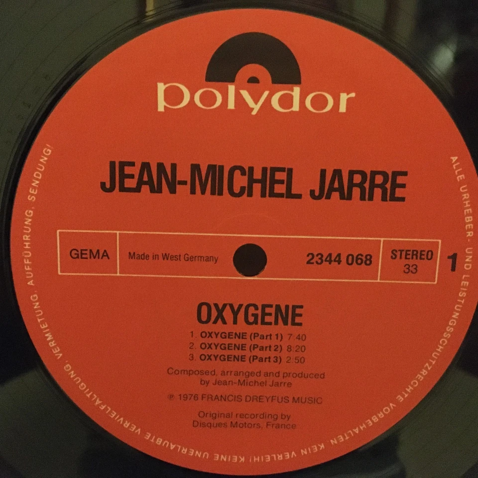 Jean Michel Jarre LP Oxygene - Image 4 of 4