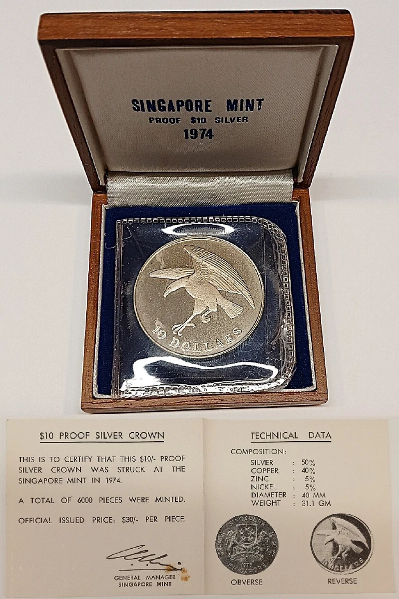 Uncirculated 1974 Singapore Coins for sale | eBay