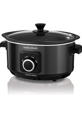 Morphy Richards 3.5L Sear & Stew Slow Cooker, Shatter Resistant Aluminium Pot.