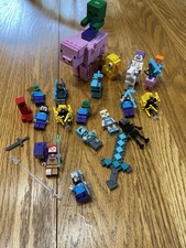 lego minecraft minifigures lot