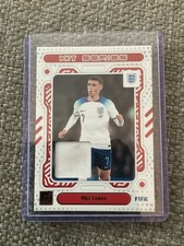 Phil Foden  Donruss World Cup soccer card with actual jersey