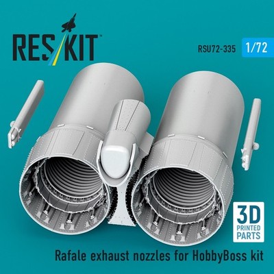 Rafale exhaust nozzles for HobbyBoss kit Scale 1:72 ResKit RSU72-0335