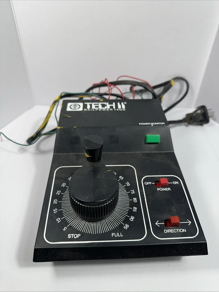 MRC TECH II RAILPOWER 1400 Transformer Scale Power Pack Throttle Control - Image 3 of 4