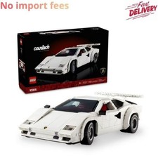 Lego Icons Lamborghini Countach 5000 Quattrovalvole Model Car Kit - Collectible
