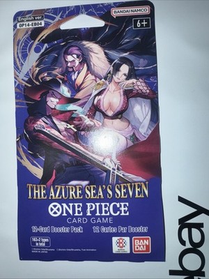 The Azure Sea s Seven One Piece card game 12 card booster pack