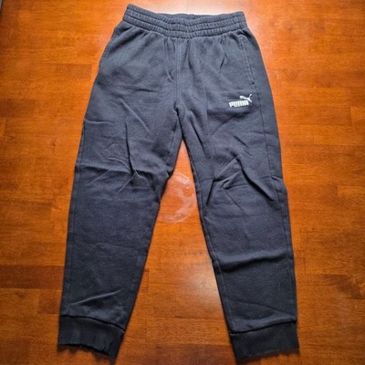Puma Boy's Black Sweatpants - Size M