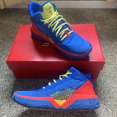 NEW BALANCE TWO WXY DARIUS BAZLEY MY HOME BLUE RED YELLOW WHITE BB2WXYOH sz 10.5