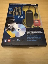 Roxio Easy VHS to DVD 3 Plus Converter Audio Tapes to CD Brand New