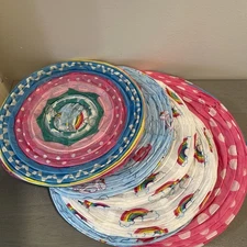 Set Of 8 Oriental Trading Paper Lanterns 2 Sizes Multi Color