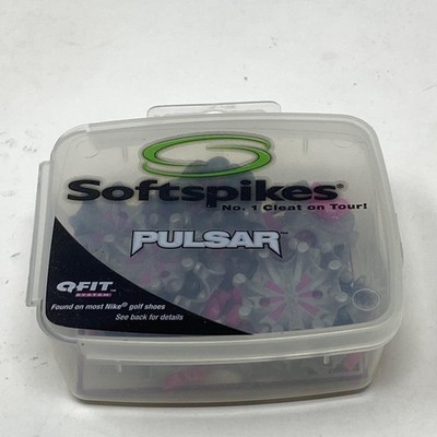 Softspikes Pulsar Q-Fit Golf Cleat Spikes Gray Plastic 18 Count Nike Shoes