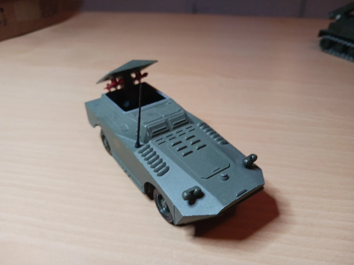 Char Militaire Solido 1/43 - Véhicule Guerre Vert (1975) - Miniature Neuve