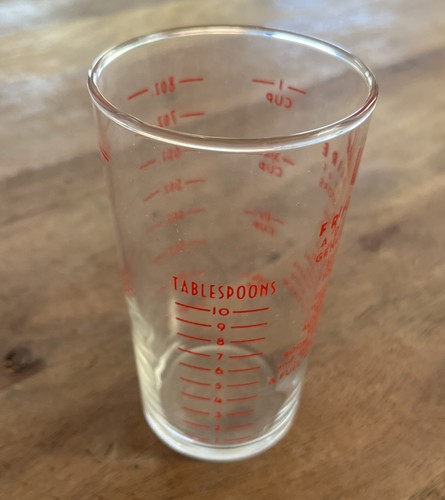 Vintage Frigidaire Measuring Glass 1950s General Motors Advertising 8 oz - Picture 6 of 7