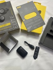 Genuine Jabra Elite Active 75t Titanium Black L R Earbuds  Charging Case