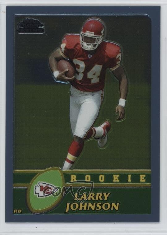 2003 Topps Chrome Rookie Larry Johnson #220 5xh
