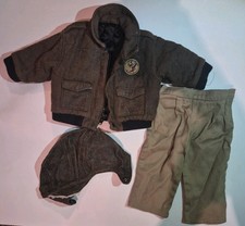 Molly American Girl Doll Aviator Jacket, Hat, And Pants Outfit Retired