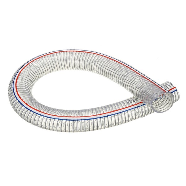 "FüR 2-1/4\" ID VerstäRkter Schlauch 3,3 Ft, Klare Vinyl-Saugleitung"-image