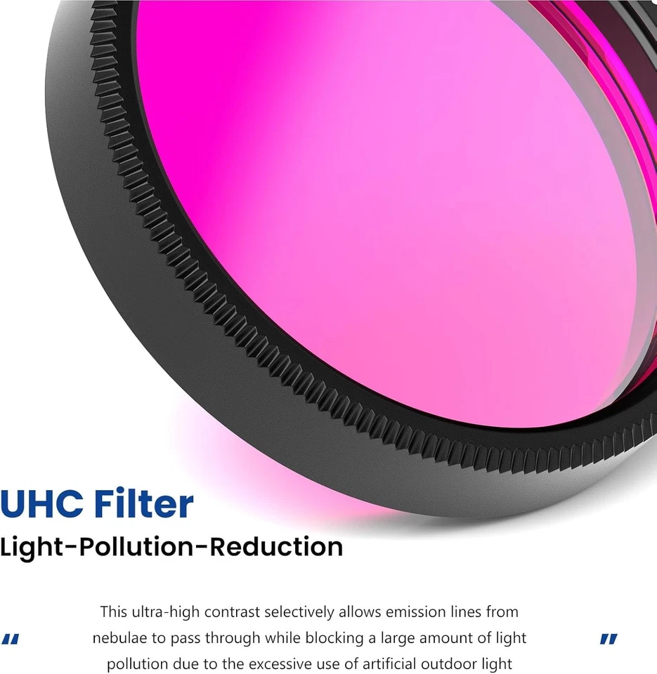 2 Inch UHC Filter, Ultra High Contrast Light Pollution Reduction Filter for... - Image 3 of 4