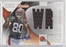 2009 Playoff National Treasures 41/50 Brian Robiskie #17 Auto 4r6