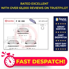 Brake Pads Set fits VAUXHALL INSIGNIA A 1.6 Front 08 to 17 Brembo 13237752 New