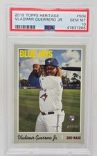 2019 Topps Heritage VLADIMIR GUERRERO JR RC CARD PSA 10 GEM MINT