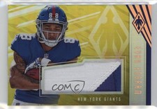 2017 Panini Phoenix RPS Jumbo Memorabilia Yellow Prime 4/25 Evan Engram 0my