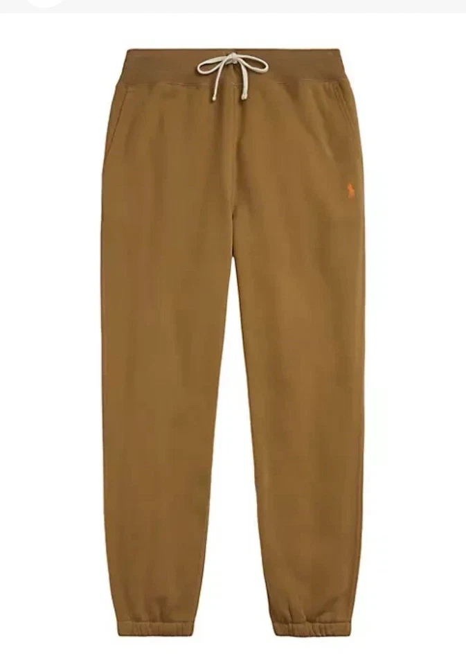 Nuevo pantalón deportivo polar Polo Ralph Lauren en beige tostado Foto 2 de 3