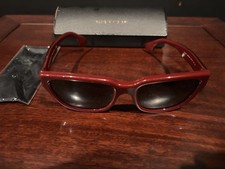 B4277 Burgundy, Burberry Sunglasses With Case And Unopened Cleaning Towel