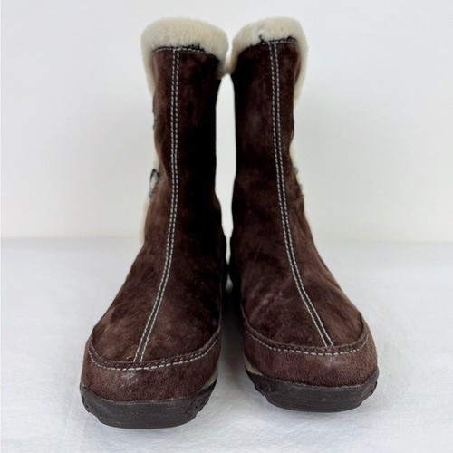 Merrell Yarra Apres Brown Suede Boots - Picture 2 of 8