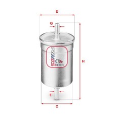 Kraftstofffilter für Peugeot 307 3A/C 3E CC 3B SW 3H 405 2 4B 4E 406 8B | 23987