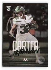 2021 Panini Chronicles #207 Michael Carter Luminance Update Rookies Green