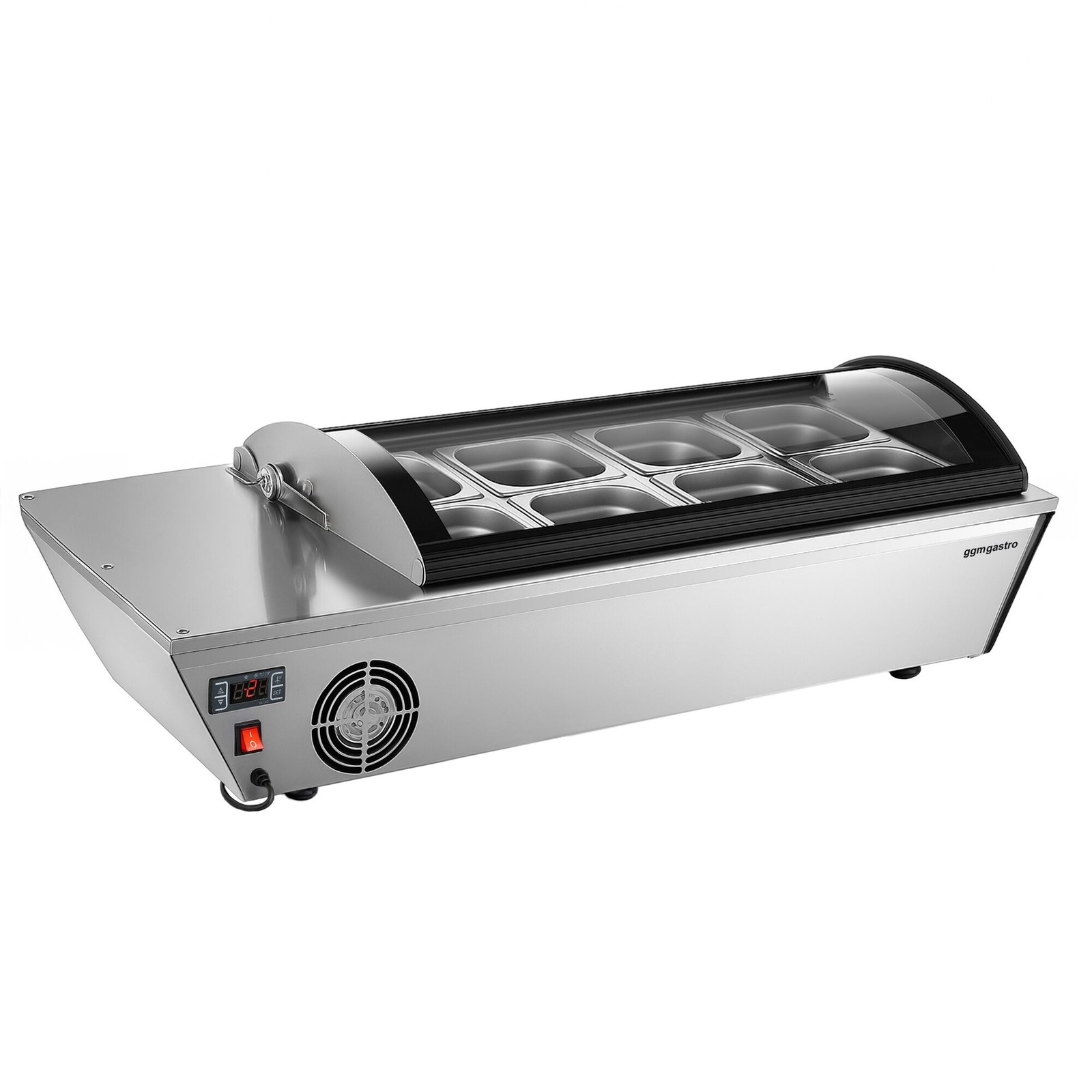 GGM Gastro Tisch-Kühlvitrine / Aufsatzvitrine - 67 Liter - 1030mm - für 8x GN