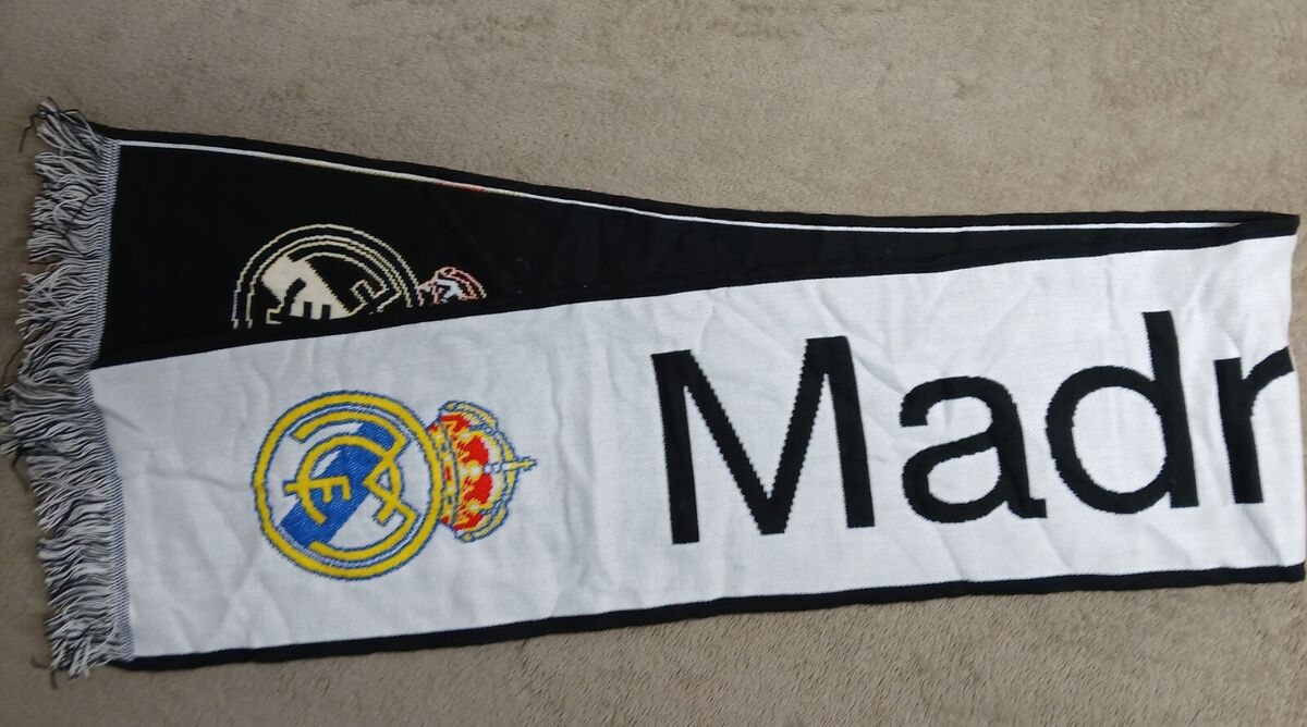 Real Madrid C.F Scarf Madridista Soccer Futbol | eBay Real Madrid C.F Scarf Madridista Soccer Futbol | eBay