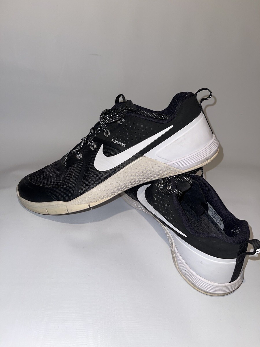 Nike Metcon AMP PX FlyWire Men's Size Black White Sneakers 837022-010 - Main Image