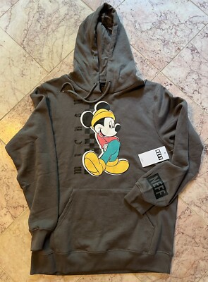 NEFF Disney Mickey Mouse Hip Hop Cool Hoodie Sweatshirt - Medium