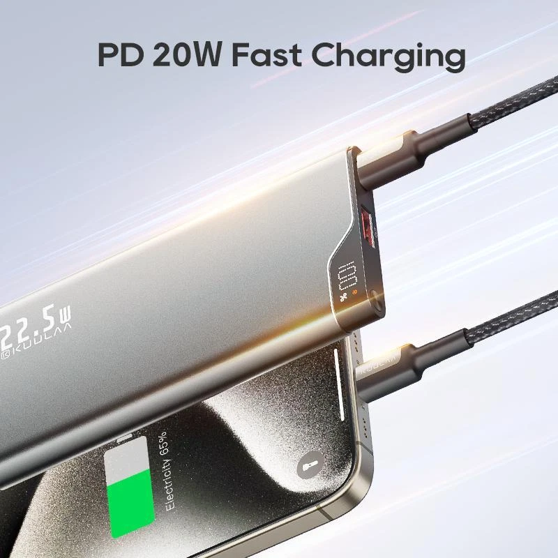 Power Bank 10000mah Mobile Phone Plastic Medium Grey 2-usb 5v Backup 22.5w Power Bank 10000mah Mobile Phone Plastic Medium Grey 2-usb 5v Backup 22.5w