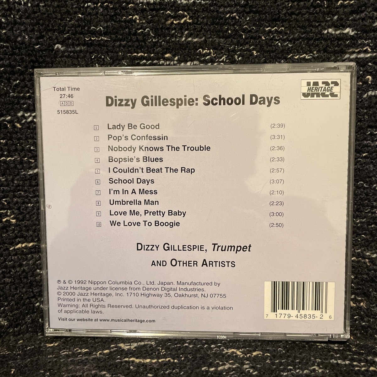 DIZZY GILLESPIE - School Days CD | eBay