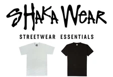 NEW SHAKA WEAR 7.5oz SUPER MAX HEAVY WEIGHT CLASSIC BOXY MEN'S PLAIN TSHIRT TEE 