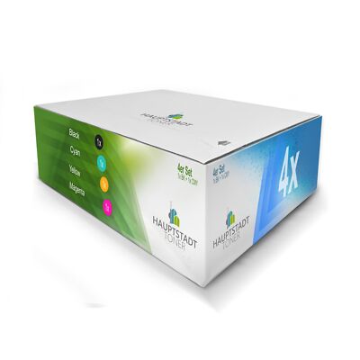 4x Toner f?r Brother TN-900 HL-L9200CDWT HLL9300CDWTT Green Line kompatibel