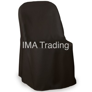 Details About Black Polyester Folding Chair Covers Available In Black Brand New Uk Seller