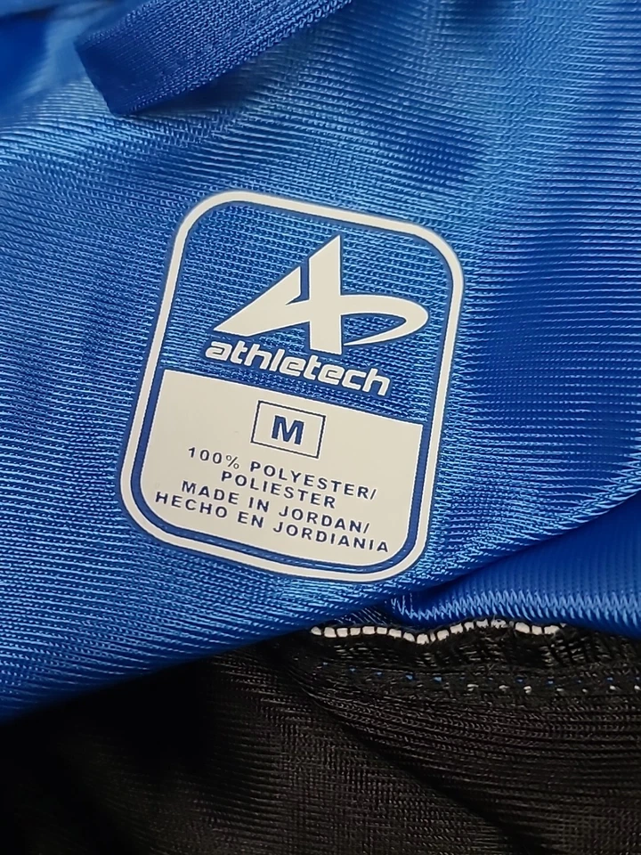 Athletech Black & Blue Zip Front Active Wear Jacket Mens M New with Tags - Image 4 of 4