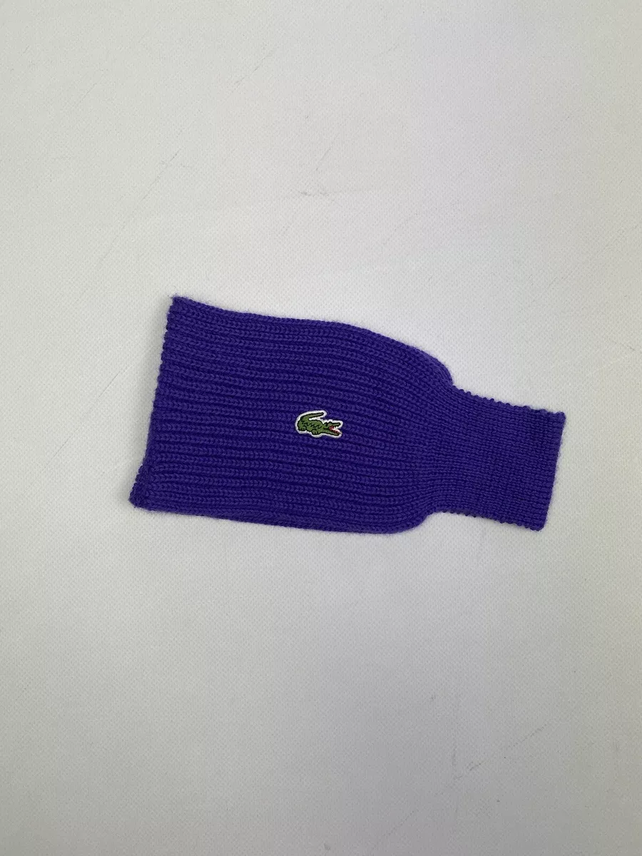 Telemacos fangst Afhængighed Chemise Lacoste vintage unisex headband hat wool acrylic purple | eBay