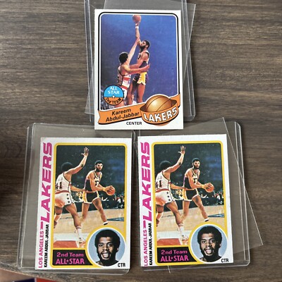 KAREEM ABDUL-JABBAR 1978-79 TOPPS BASKETBALL #110 LA LAKERS 1979-80 10 Skyhook