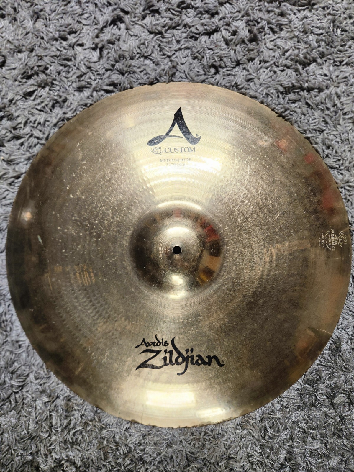 Zildjian 22” A Custom Medium Ride Cymbal eBay